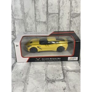 GM Licensed Chevy Corvette Stingray C7 Z51 1:24 SCALE Friction Car Display NIB
